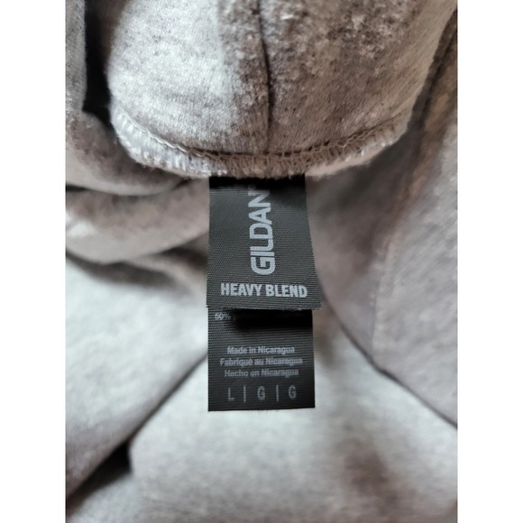 Gildan Gray Gaming Hoodie Can't Hear You I'm Gaming Pullover Sweatshirt - Picture 4 of 6